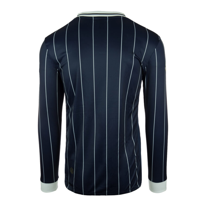 Robey Pinestripe shirt groen en navy - Afbeelding 2