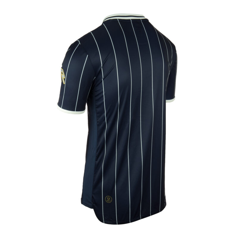 Robey Pinestripe shirt groen en navy - Afbeelding 3