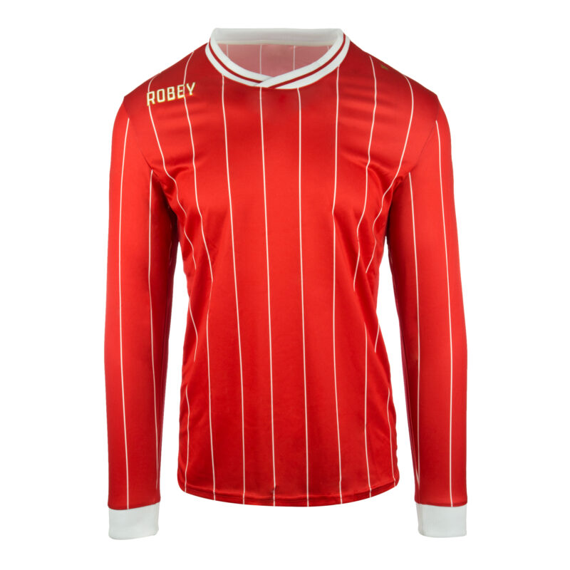 Robey Pinestripe shirt rood